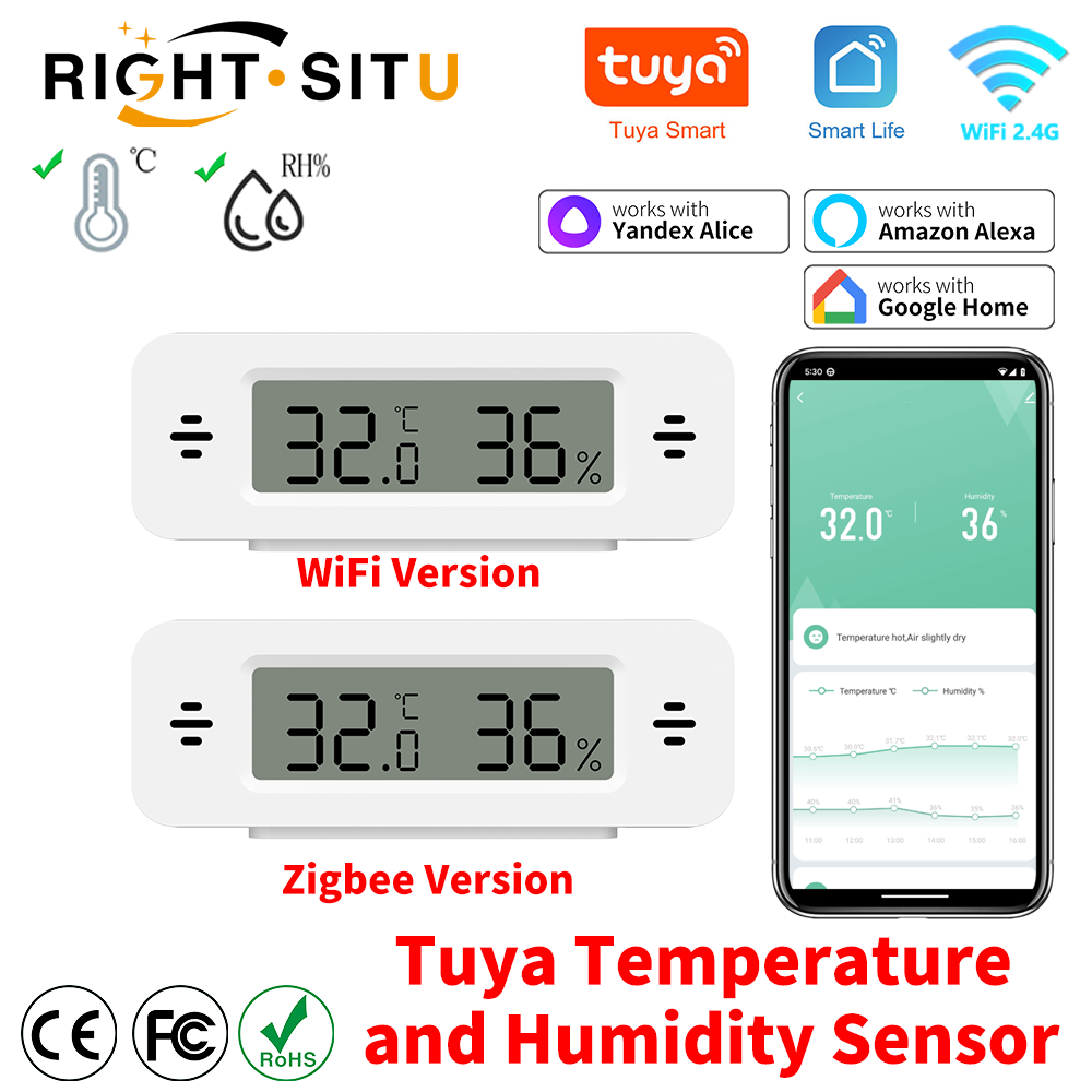 Home Automation Technology - Tuya WiFi Zigbee Mini capteur de