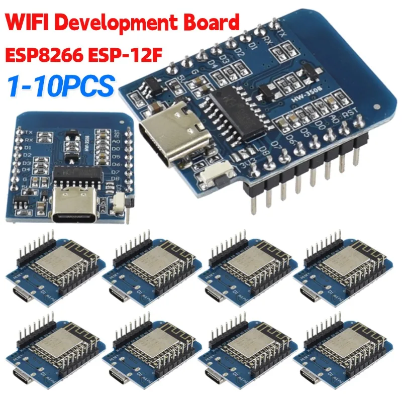 Esp8266 Nodemcu Board - 1-10 pièces ESP8266 ESP-12F D1 Mini