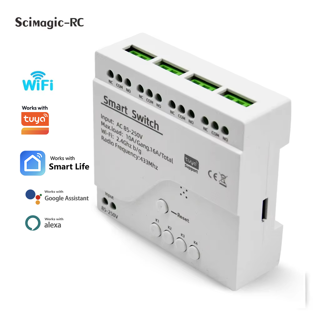 Home Automation Technology - Module de relais intelligent 4 canaux