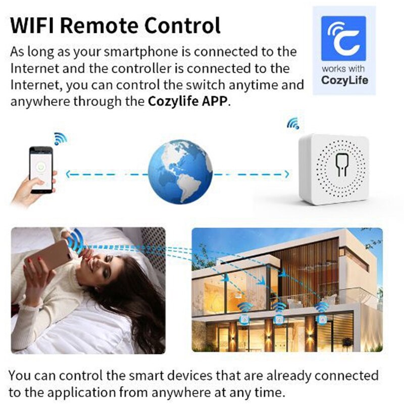 Tuya 16A Mini Wifi commutateur - Diy Home Automation Controller avis et prix