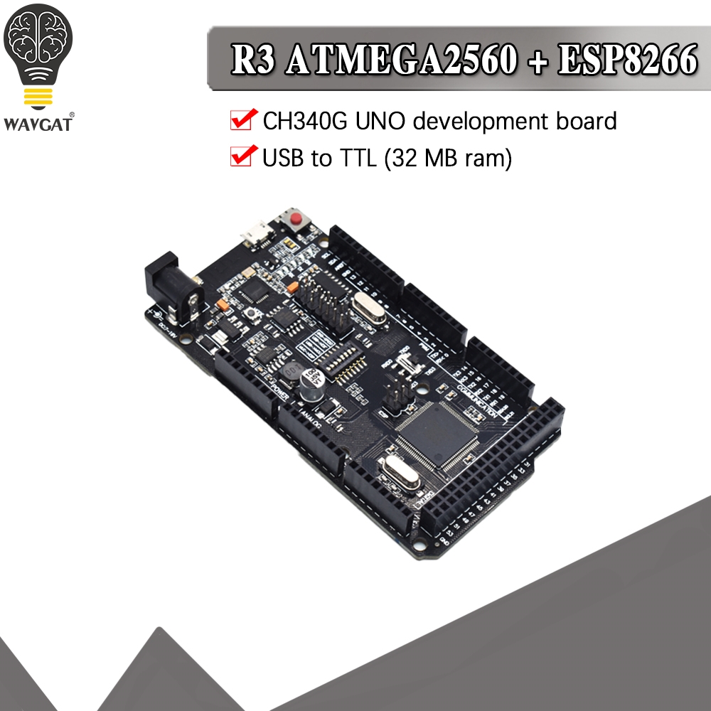Mega2560 + WiFi R3 ATmega2560  - Esp8266 Nodemcu Board avis et prix
